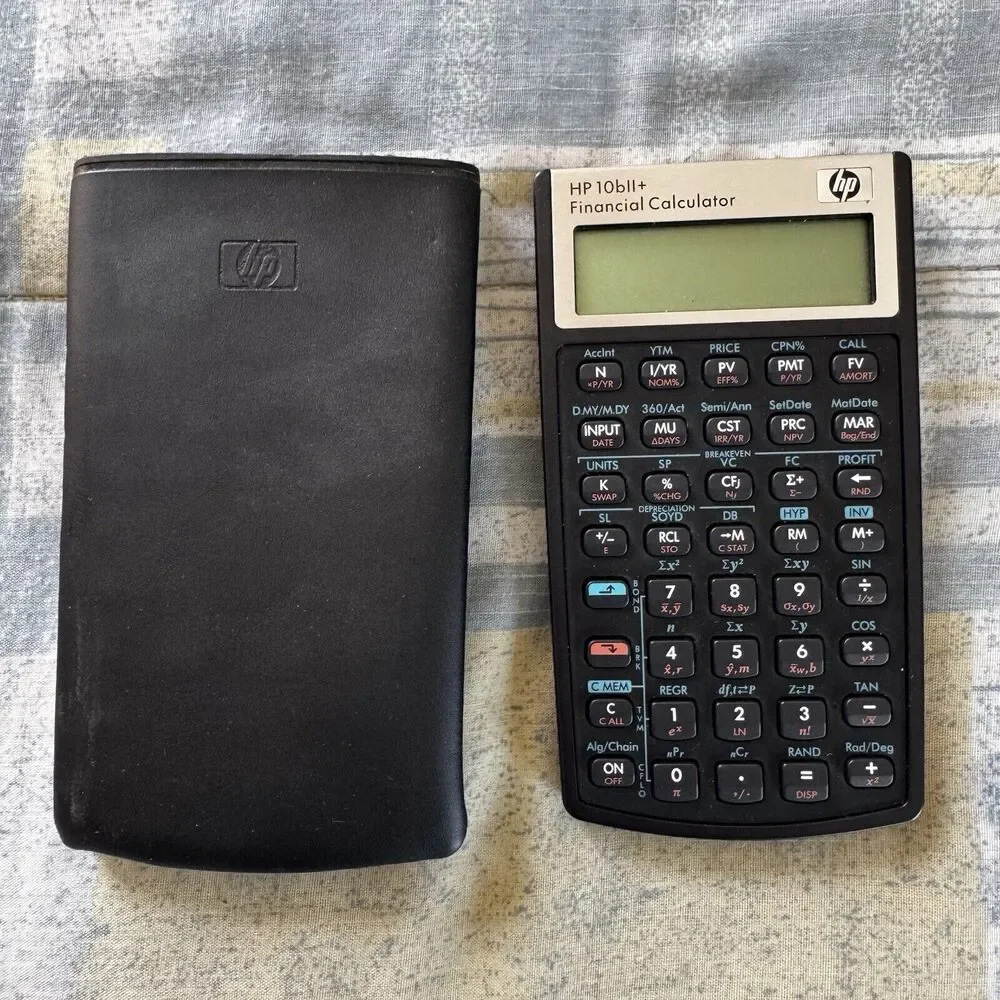 HP-10BII Financial Calculator Black